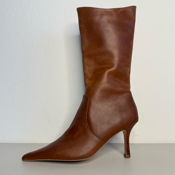 Tony Bianco Chestnut Heeled Boots - Picture 4 of 10